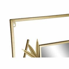 DKD Home Decor Stensko ogledalo DKD Home Decor Zlato kovinsko ogledalo (70,5 x 3 x 103 cm)