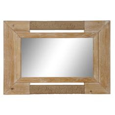 DKD Home Decor Stensko ogledalo DKD Home Decor Zrcalo Les rjava vrv (98 x 4 x 68 cm)