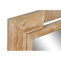 DKD Home Decor Stensko ogledalo DKD Home Decor Zrcalo Les rjava vrv (98 x 4 x 68 cm)