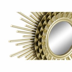 DKD Home Decor Stensko ogledalo DKD Home Decor Crystal Golden Copper PP karton 2 enoti (25 x 3 x 25 cm)