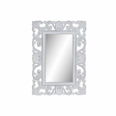 DKD Home Decor Stensko ogledalo DKD Home Decor Bela MDF les 39 x 1,5 x 55,5 cm