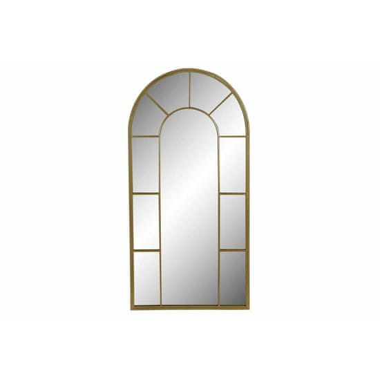 DKD Home Decor Stensko ogledalo DKD Home Decor Crystal Golden Iron Window (60 x 2 x 120 cm)