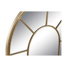DKD Home Decor Stensko ogledalo DKD Home Decor Crystal Golden Iron Window (60 x 2 x 120 cm)