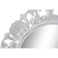 DKD Home Decor Stensko ogledalo DKD Home Decor Zrcalo MDF Bela (47 x 2 x 47 cm)