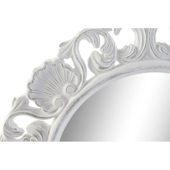 DKD Home Decor Stensko ogledalo DKD Home Decor Zrcalo MDF Bela (47 x 2 x 47 cm)