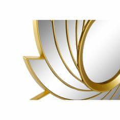 DKD Home Decor Stensko ogledalo DKD Home Decor Zrcalo Silver Golden PP 2 enoti Spirale (50 x 3 x 50 cm)