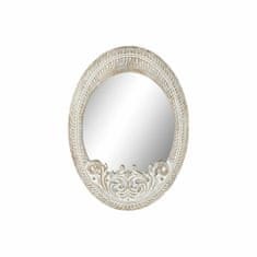 DKD Home Decor Stensko ogledalo DKD Home Decor MDF White Mango wood (66 x 4 x 90 cm)