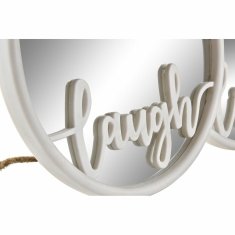 DKD Home Decor Stensko ogledalo DKD Home Decor Crystal White PP 2 enoti (25 x 2 x 25 cm)