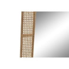 DKD Home Decor Zidno ogledalo DKD Home Decor Rjavo ratanovo ogledalo Natural Tropical 61 x 5 x 101 cm (10 kosov)