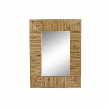 DKD Home Decor Stensko ogledalo DKD Home Decor 71 x 6 x 96 cm Crystal Natural Brown Tropical