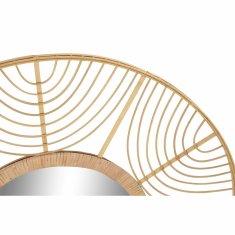 DKD Home Decor Stensko ogledalo DKD Home Decor Brown Bamboo Tropical (81 x 2 x 81 cm)