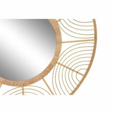 DKD Home Decor Stensko ogledalo DKD Home Decor Brown Bamboo Tropical (81 x 2 x 81 cm)