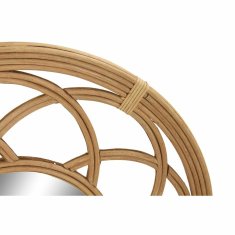 DKD Home Decor Stensko ogledalo DKD Home Decor Mirror Brown Rattan (80 x 2 x 80 cm)