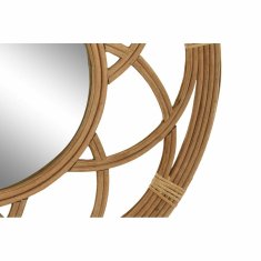 DKD Home Decor Stensko ogledalo DKD Home Decor Mirror Brown Rattan (80 x 2 x 80 cm)