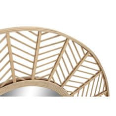 DKD Home Decor Stensko ogledalo DKD Home Decor Brown Bamboo Tropical (80 x 3 x 80 cm)
