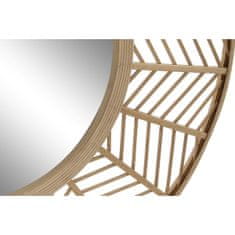 DKD Home Decor Stensko ogledalo DKD Home Decor Brown Bamboo Tropical (80 x 3 x 80 cm)