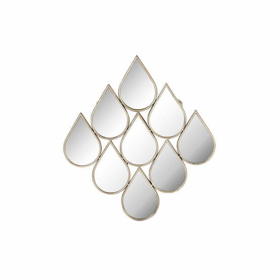 DKD Home Decor Stensko ogledalo DKD Home Decor Zlato kovinsko ogledalo (65 x 2,5 x 72,5 cm)