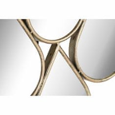 DKD Home Decor Stensko ogledalo DKD Home Decor Zlato kovinsko ogledalo (65 x 2,5 x 72,5 cm)