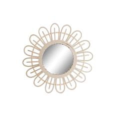 DKD Home Decor Stensko ogledalo DKD Home Decor Natural Aluminium wicker (50 x 2 x 50 cm)