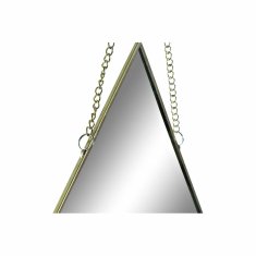 DKD Home Decor Stensko ogledalo DKD Home Decor Crystal Golden Metal (28 x 1 x 46 cm)