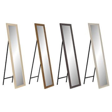 DKD Home Decor Samostoječe ogledalo DKD Home Decor 38 x 40 x 158 cm Kristal Naravna siva rjava Temno siv polistiren (4 enote)