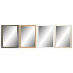 DKD Home Decor Stensko ogledalo DKD Home Decor Crystal Natural Brown Dark grey Ivory PS 4 enote (70 x 2 x 97 cm)