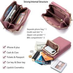 VIVVA® Mini torbica, Majhna torbica za čez ramo, Torbica za telefon (Roza) | OPUBAG