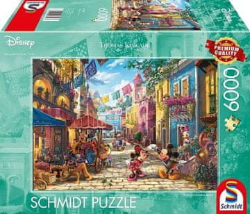 Schmidt Puzzle Mickey & Minnie v Mehiki 6000 kosov