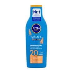 Nivea Sun Protect & Bronze Sun Lotion SPF20 mleko za intenzivno porjavitev 200 ml