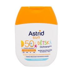 Astrid Sun Kids Face and Body Lotion SPF50 otroški vodoodporen losjon za zaščito pred soncem za telo in obraz 60 ml