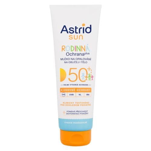 Astrid Sun Family Milk SPF50+ vodoodporen družinski losjon za zaščito pred soncem 250 ml