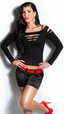 Amiatex Ženska bluza 107419, črna, UNIVERZáLNí