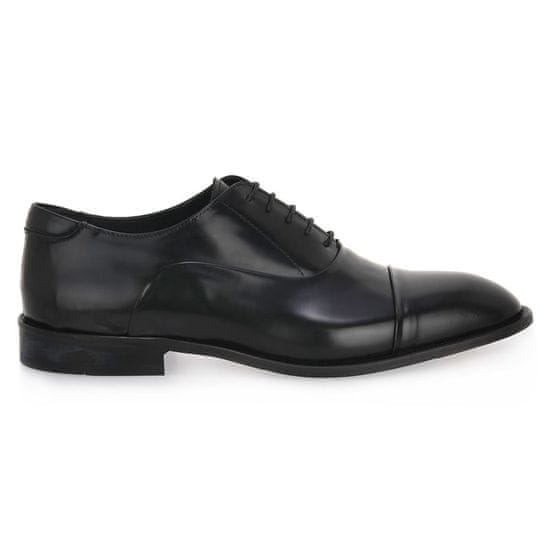 Frau Čevlji elegantni čevlji črna Oxford