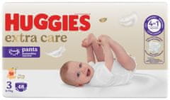 Huggies HUGGIES hlače za enkratno uporabo 3 Extra Care Pants (6-11 kg) 48 kosov
