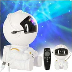 MG Astronaut Star projektor nočnega neba, belo