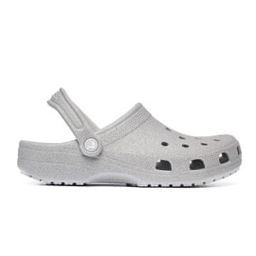Crocs Cokle siva 42 EU Classic Glitter Clog