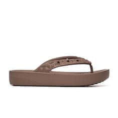 Crocs Japanke rjava 39 EU Classic Platform Geometrc Flip