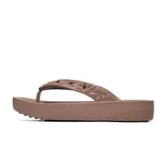 Crocs Japanke rjava 39 EU Classic Platform Geometrc Flip