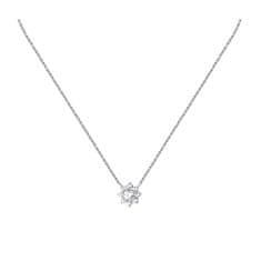 Morellato Čudovita srebrna ogrlica s cvetjem Tesori SAIW184