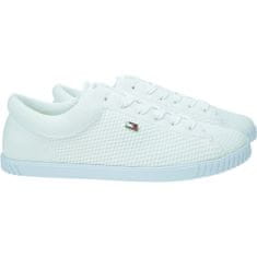 Tommy Hilfiger Čevlji bela 40 EU Flag Lace Up