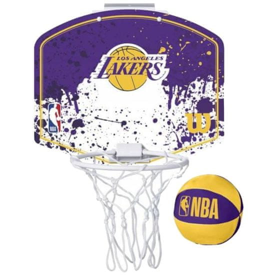 Wilson Mini Wilson NBA Team Los Angeles Lakers Mini Hoop Basketball Backboard WTBA1302LAL