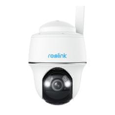 Reolink GO PT Ultra IP kamera, 4K UHD, 4G LTE, IR nočno snemanje, LED reflektor, vodoodpornost, dvosmerna komunikacija, bela