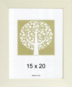 Karako Foto okvir 15x20 cm, iz lesa, namizni, stenski, 17 bel