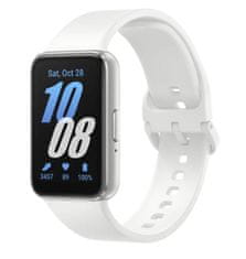 Samsung Galaxy Fit3 pametna zapestnica, srebrna + pašček, oranžen (SM-R390NZSAEUE)