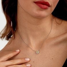 Morellato Čudovita srebrna ogrlica s cvetjem Tesori SAIW185