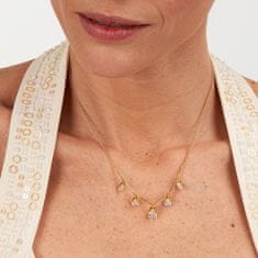 Morellato Luksuzna pozlačena ogrlica s cirkoni Tesori SAIW207