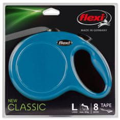 Kerbl Povodec FLEXI Classic New L pas 8m/50kg modri