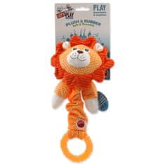 Igrača Let´s Play Junior lev oranžna 30cm