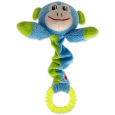 Igrača Let´s Play Junior opica modra 30cm