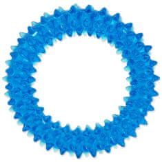Dog Fantasy Toy Dog Fantazijski prstan z vrezanimi robovi modre barve 7cm